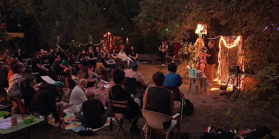 magical garden and art space