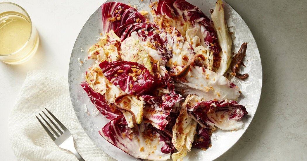 Radicchio Caesar Salad by Eric Kim