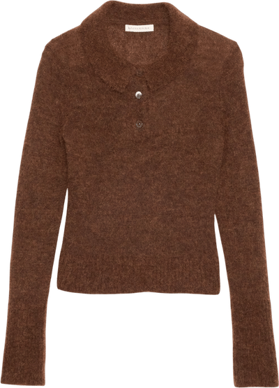 Italian Alpaca-Blend Sweater Polo