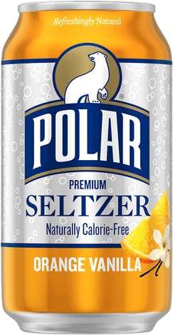 orange vanilla polar seltzer