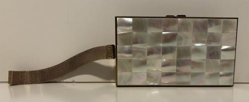 Vintage Lipstick Compact Cigarette Case Purse