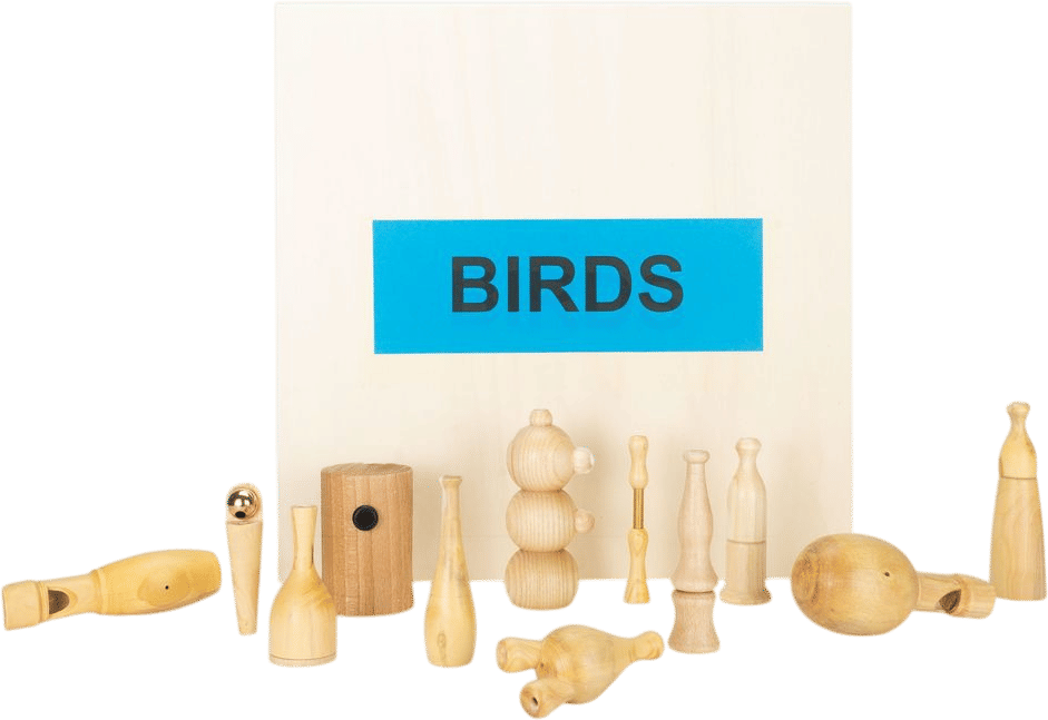 Quelle Est Belle handmade wooden bird calls