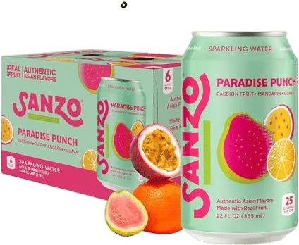 sanzo paradise punch sparkling water