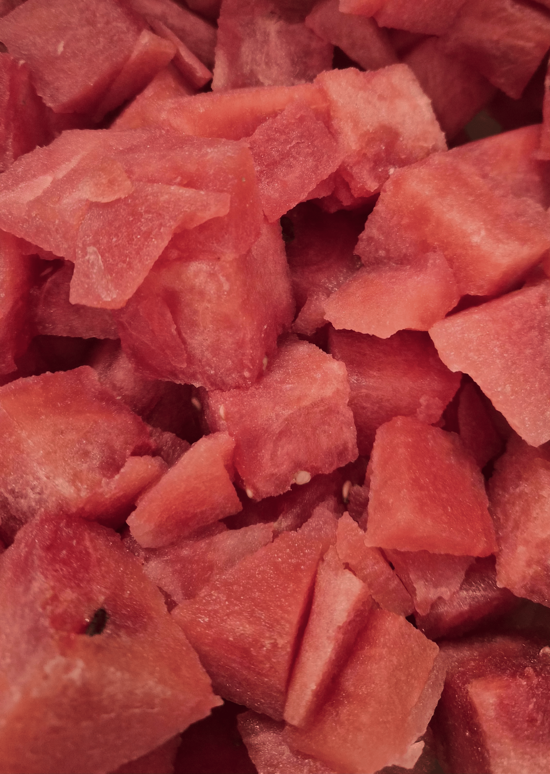 a pile of watermelon + salt