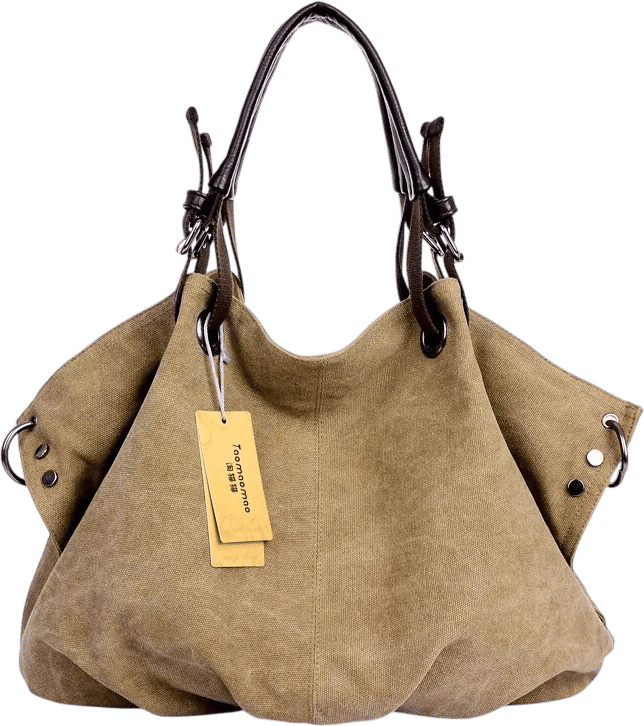 Canvas Messenger Crossbody Bag