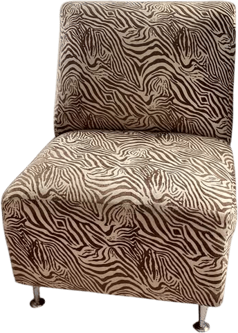 Brown Zebra Stripe Chair
