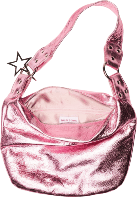 Musi Dora Metallic Pink Star Bag