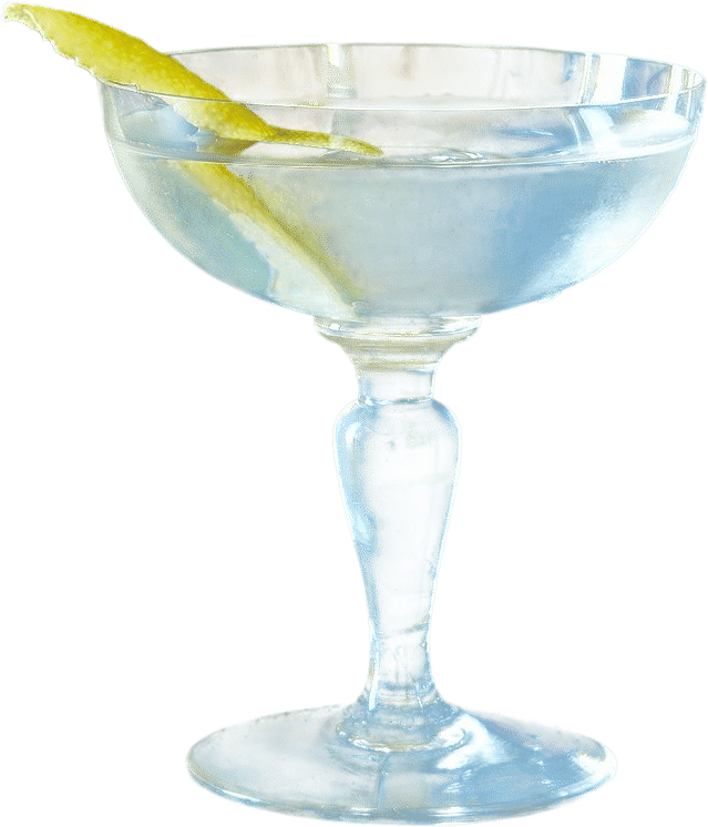 making a fancy drink after work
