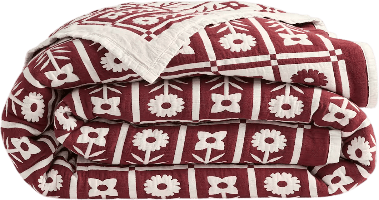 organic cotton coverlet!