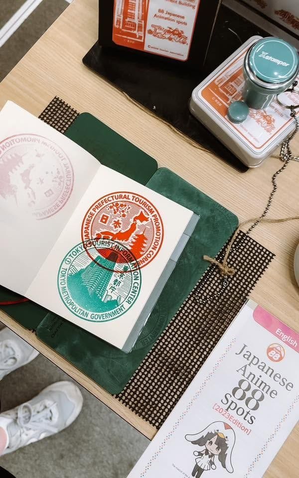 Collecting stamps