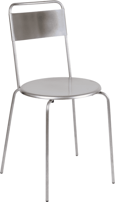 Petit Rond Chair | Stainless Steel