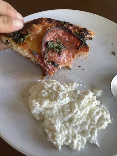 Second Day Pizza & Cottage Cheese