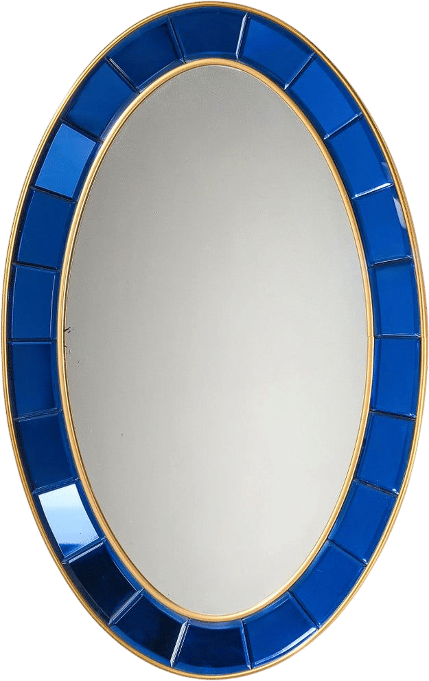 Cristal Art Italian Wall Mirror (1950s)