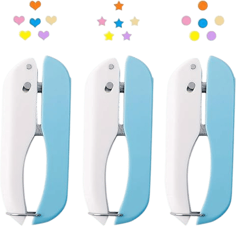 Heart, Star, and Circle hole punch