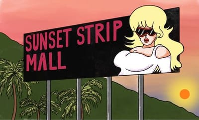 sunset strip mall