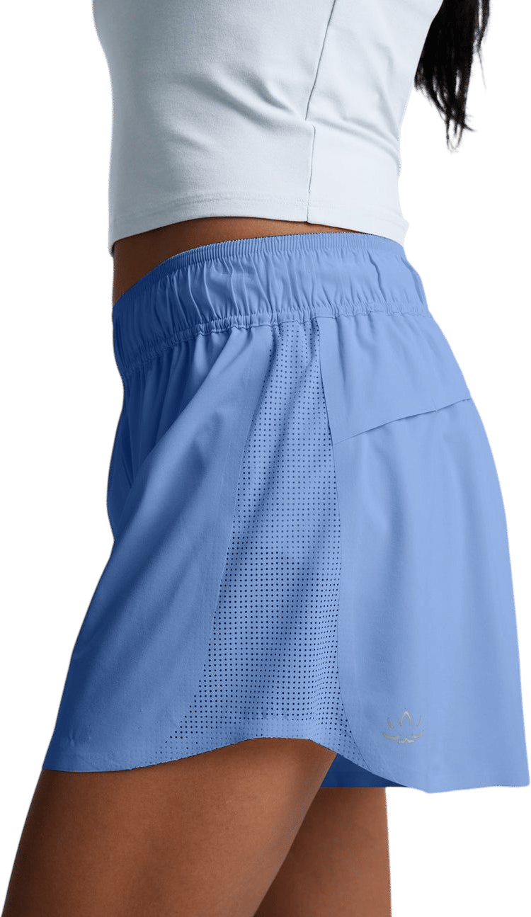 Beyond Yoga Women's Lined Running Solemate Shorts - Wild Flower Blue