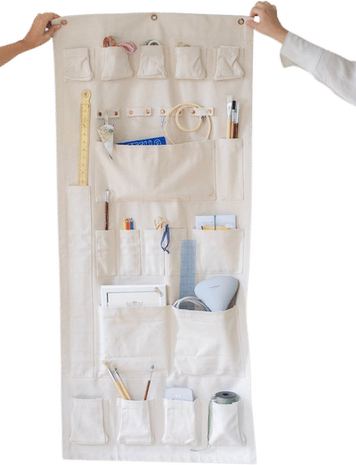 The Floral Society Canvas Wall Organizer