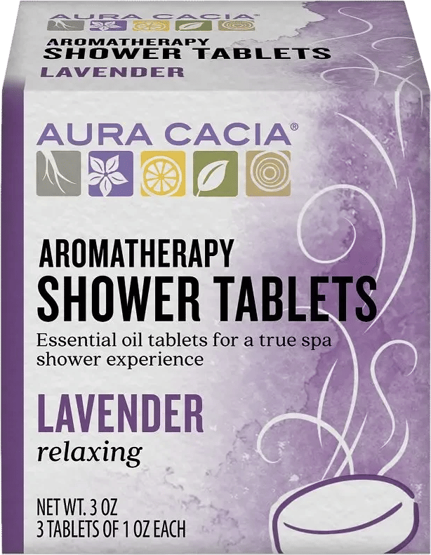 Aura Cacia Lavender Aromatherapy Shower Tablets