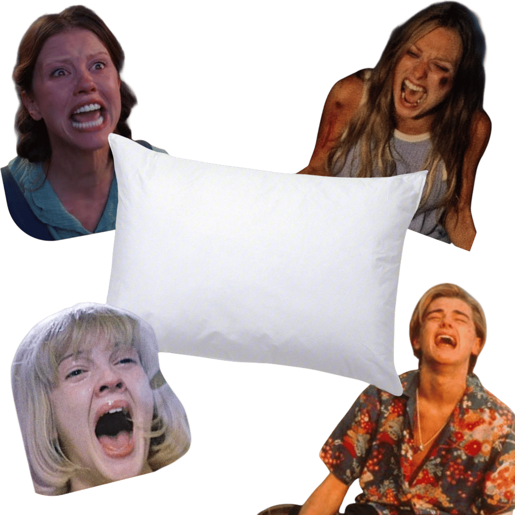 Scream into a pillow