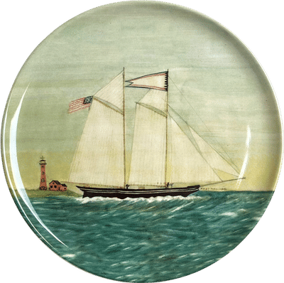 Ship Ceramic Plate