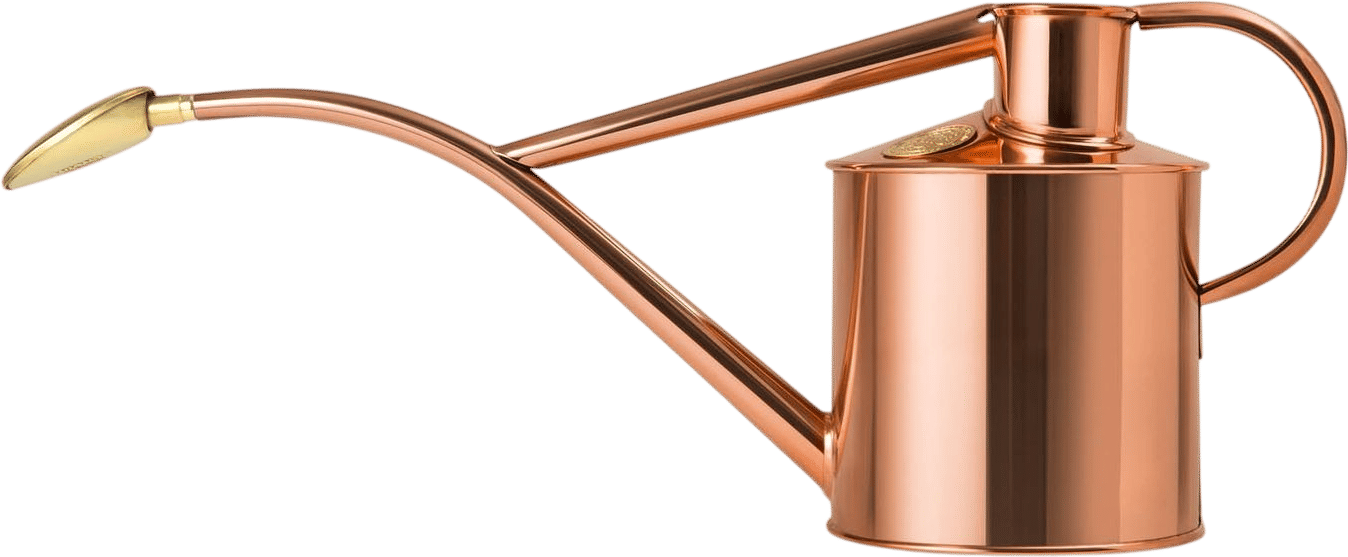 The Rowley Ripple Copper Watering Can - Two Pint