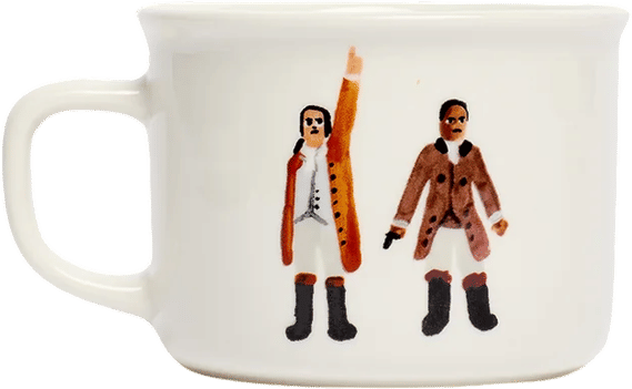 Hamilton Talk Less Smile More Mug, 7.7 oz | Fishs Eddy