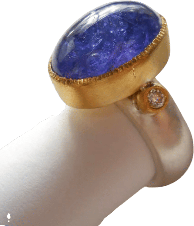 Tanzanite and Diamond Ring