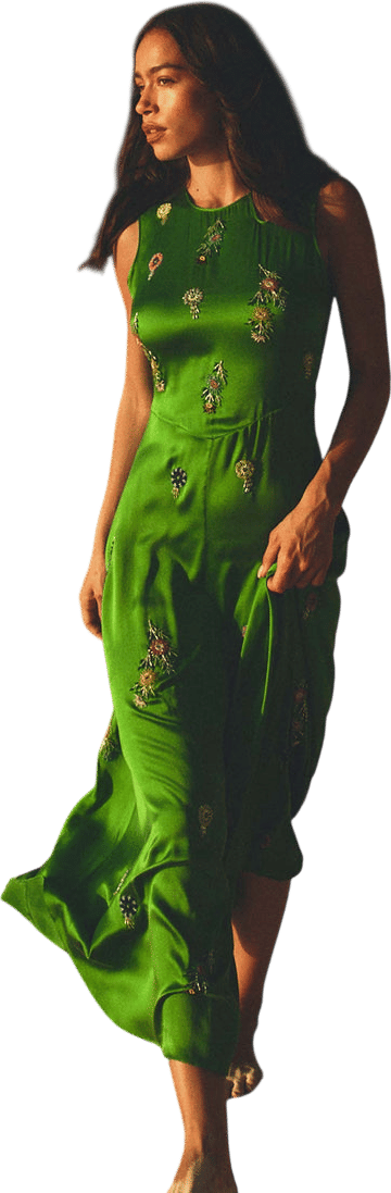 DÔEN Amari Dress - Emerald