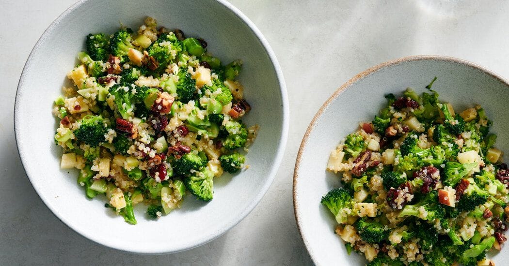 Quinoa and Broccoli Spoon Salad Recipe