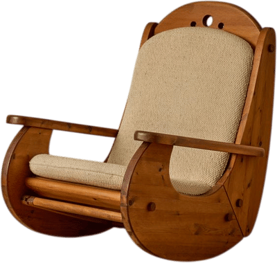 Brutalist Rocking Chair