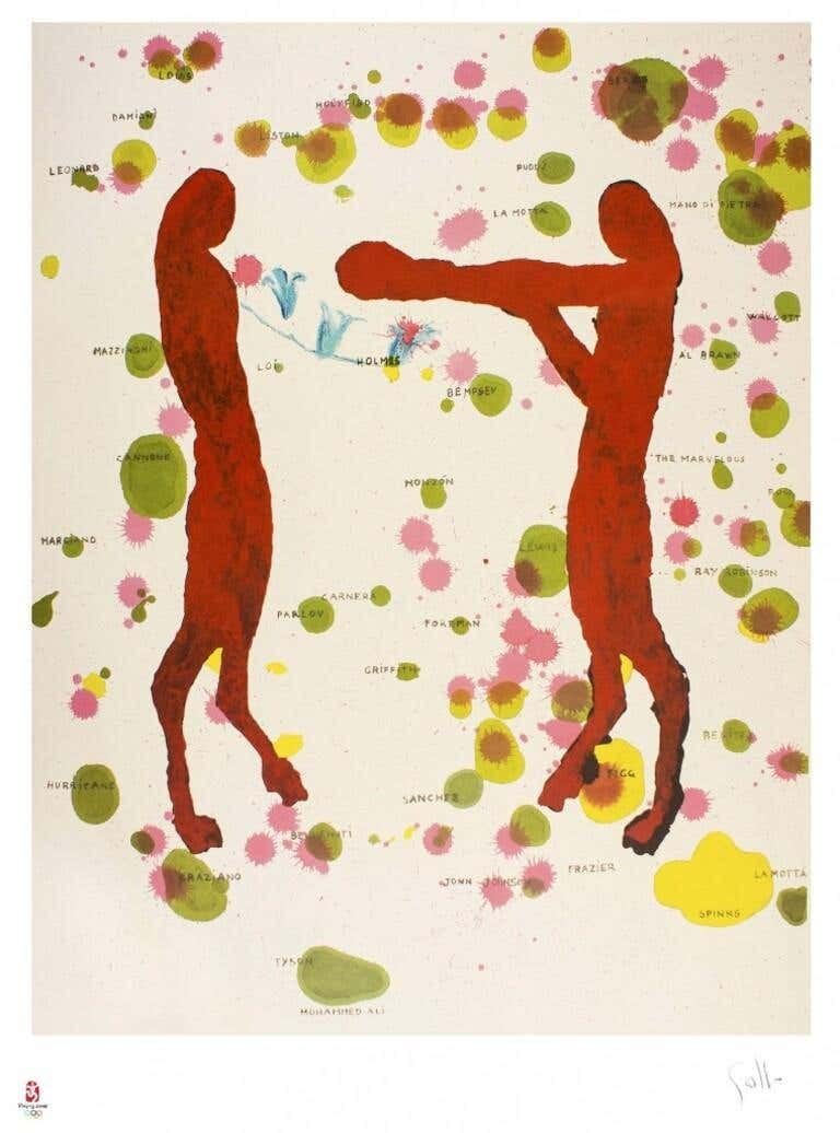 Boxers Lithograph by Giuseppe Gallo (2008)