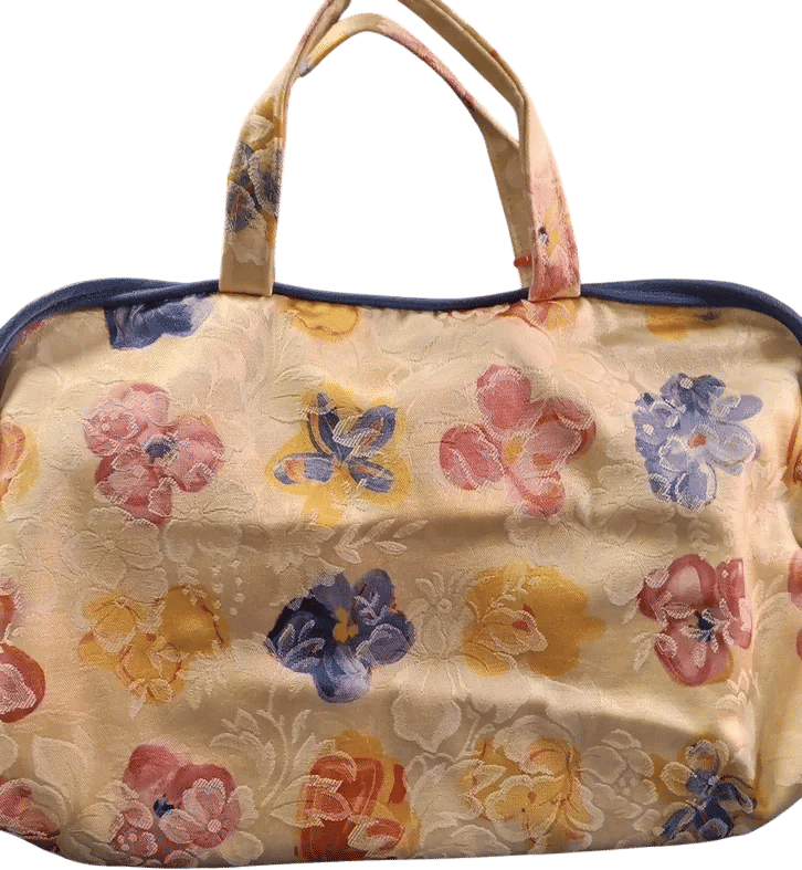 Vintage Floral Cosmetic Bag <3