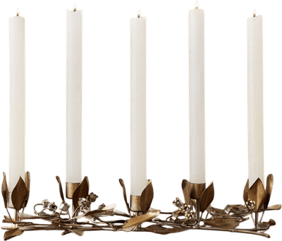 Floral Taper Holder