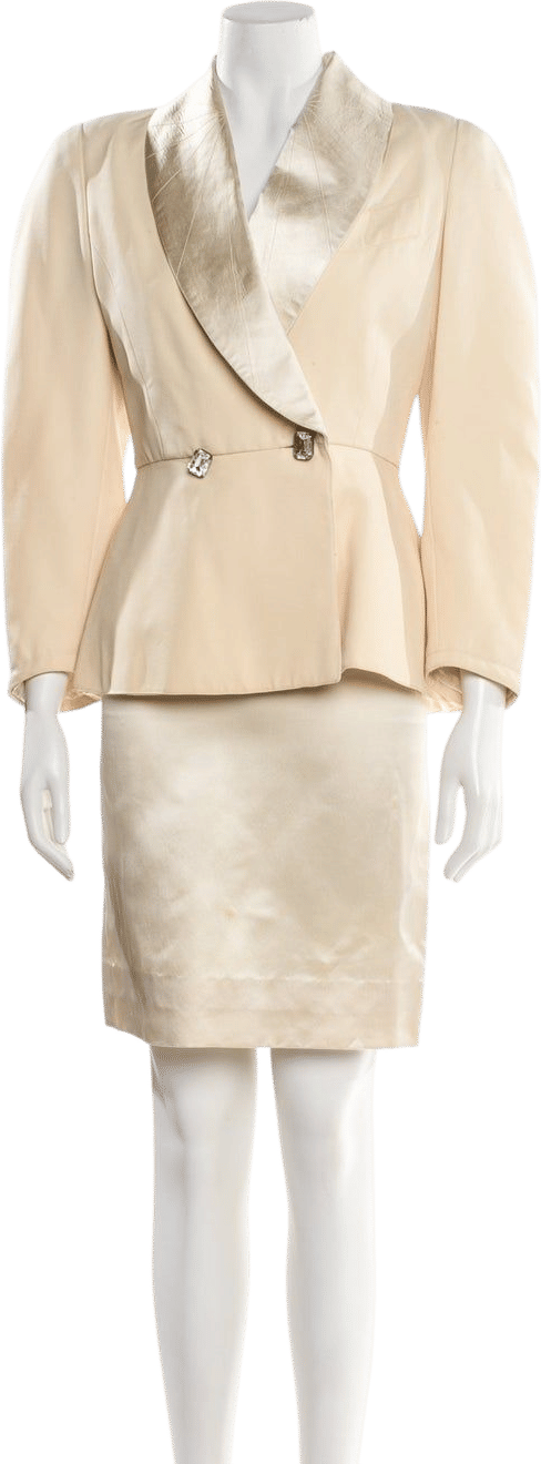 Vintage Thierry Mugler 1980's Skirt Suit