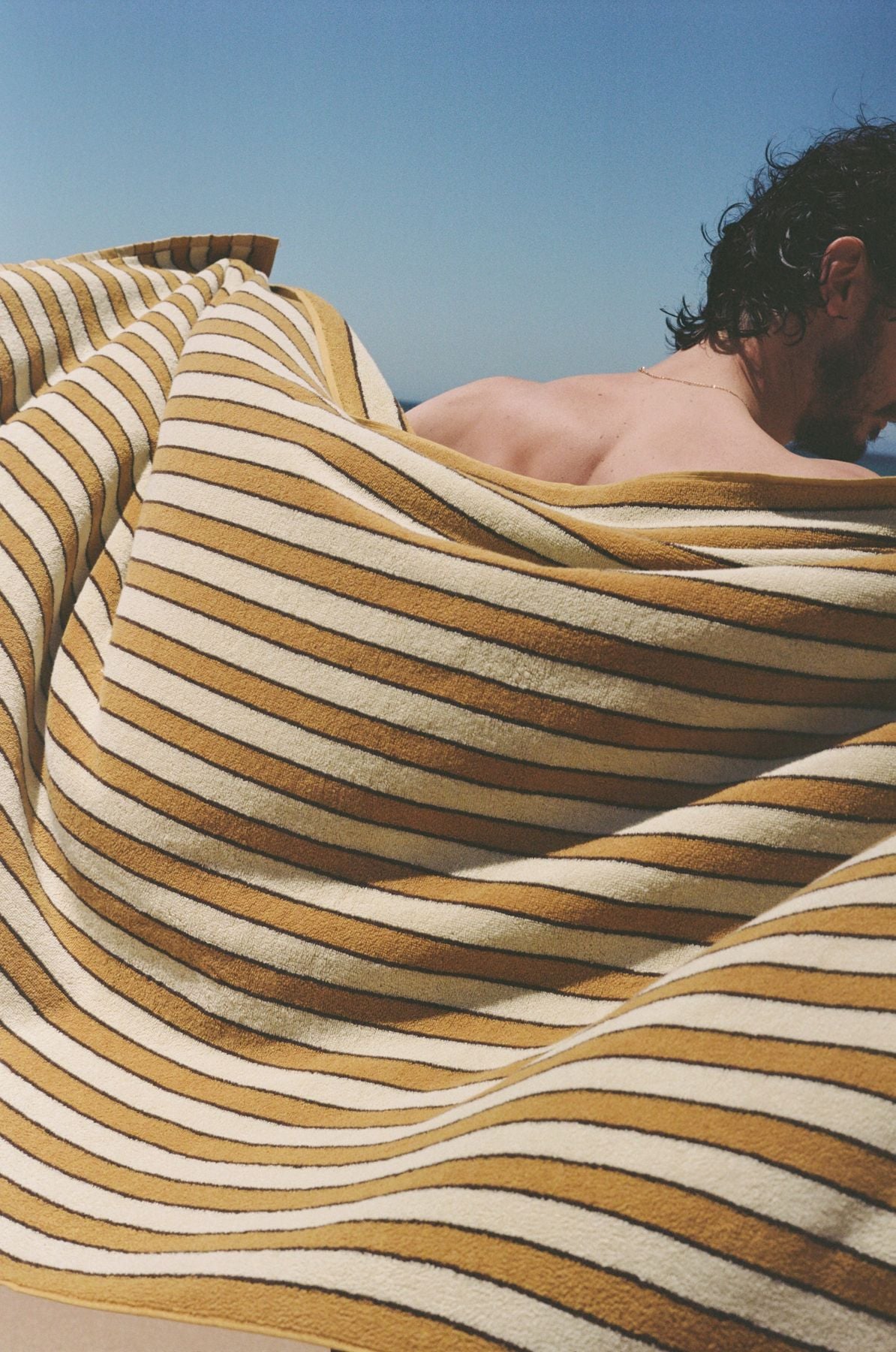 Autumn Sonata Bath Towel (Helena, Ochre)