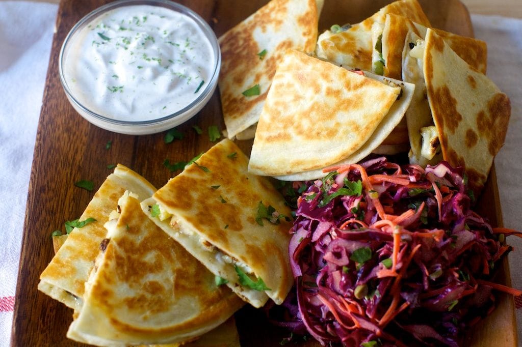 Charred Cauliflower Quesadillas Recipe