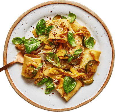 Summer Squash and Basil Pasta Recipe