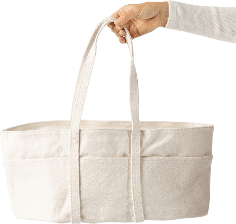 Amiacalva Washed Canvas 6 Pocket Canoe Tote