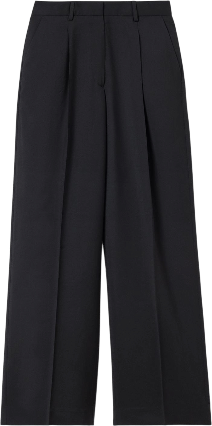 Asket The Wool Trousers Black