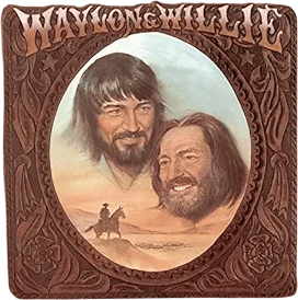 Waylon & Willie Art Print
