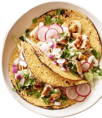 Chili Lime Chicken Cilantro Taco