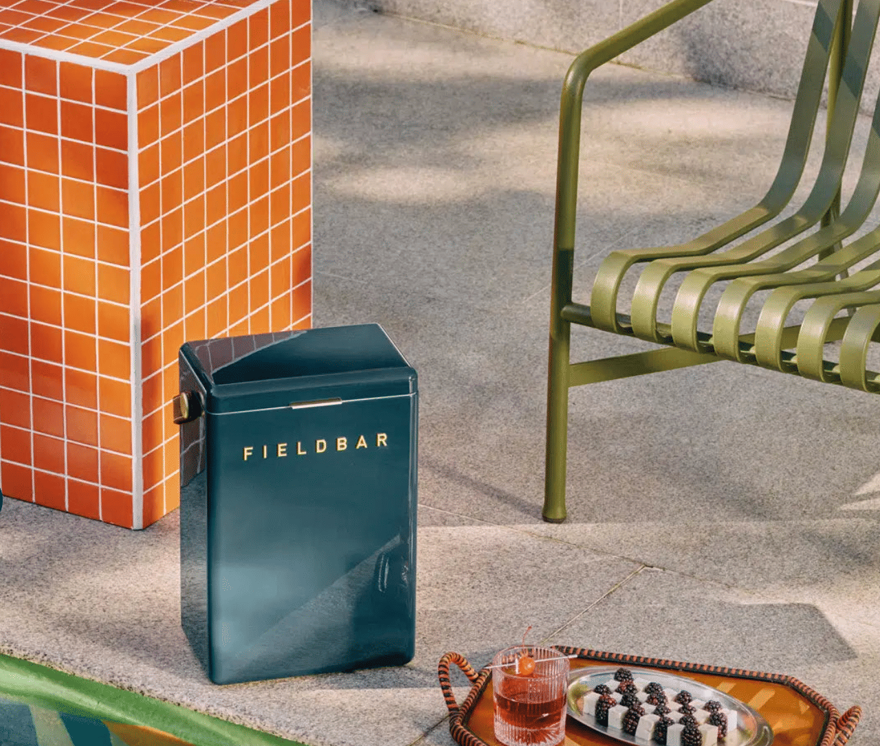 Sea Boat Blue Drinks Box