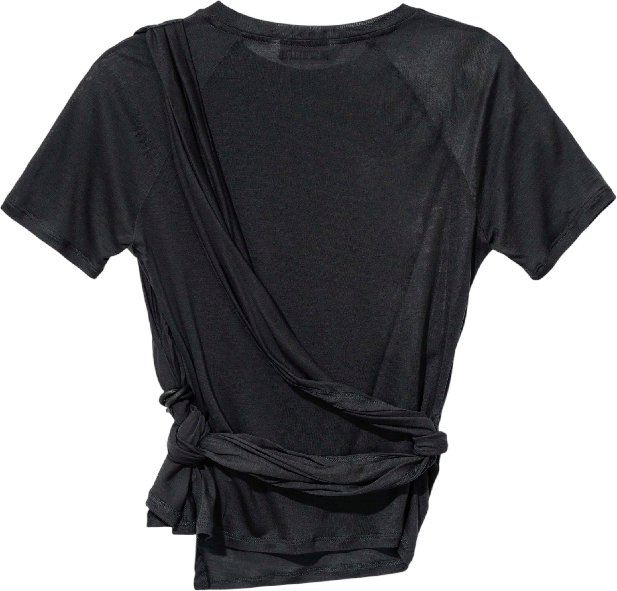 Tied Asymmetric T-shirt