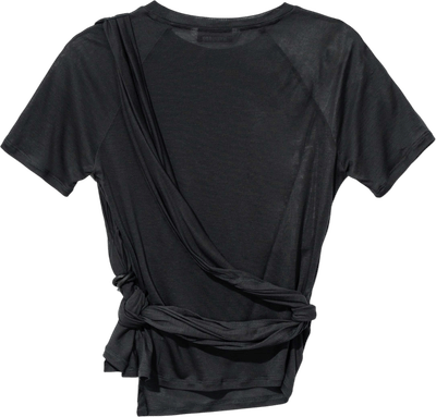 Tied Asymmetric T-shirt