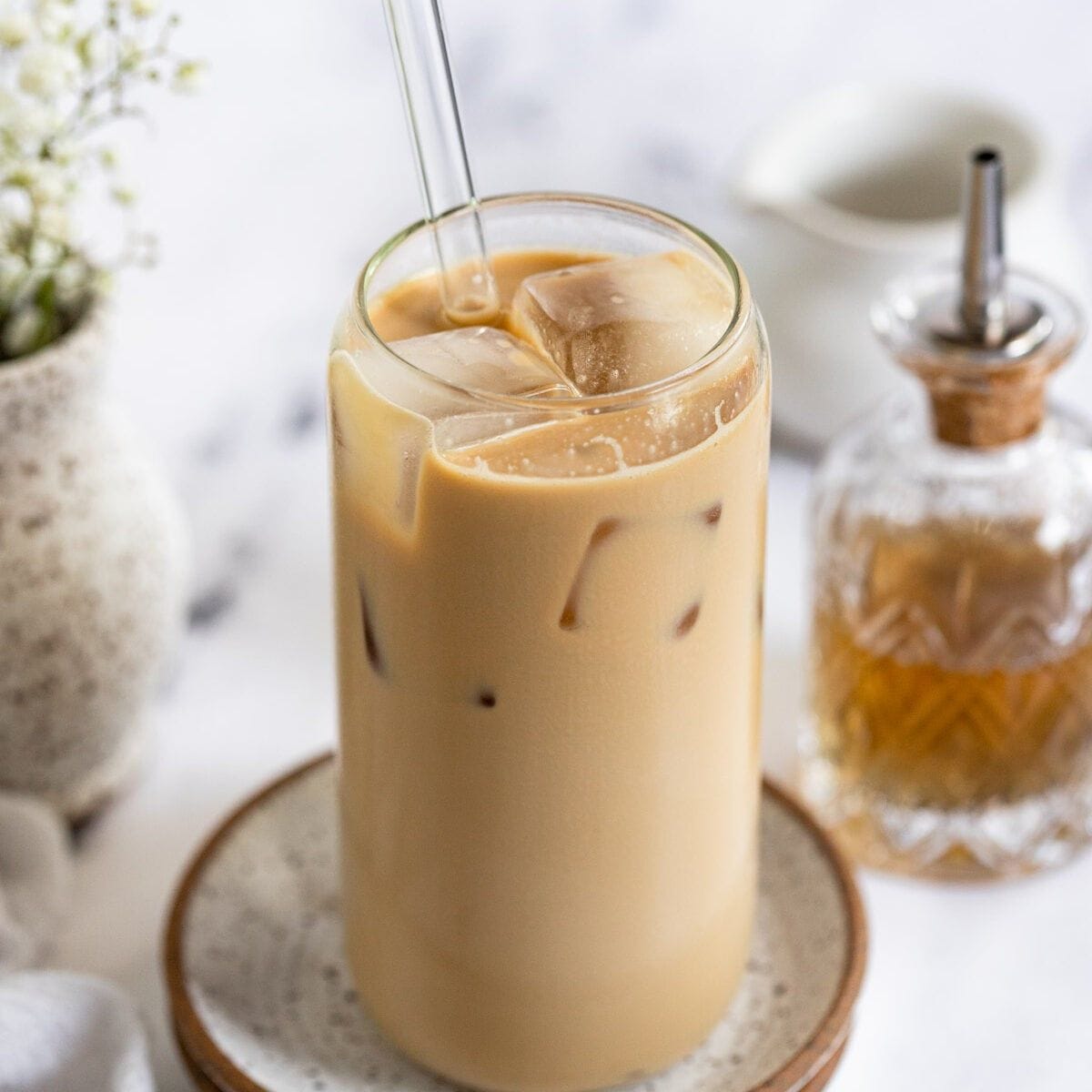 iced vanilla latte