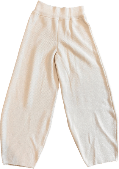 Knit Barrel Leg Pants