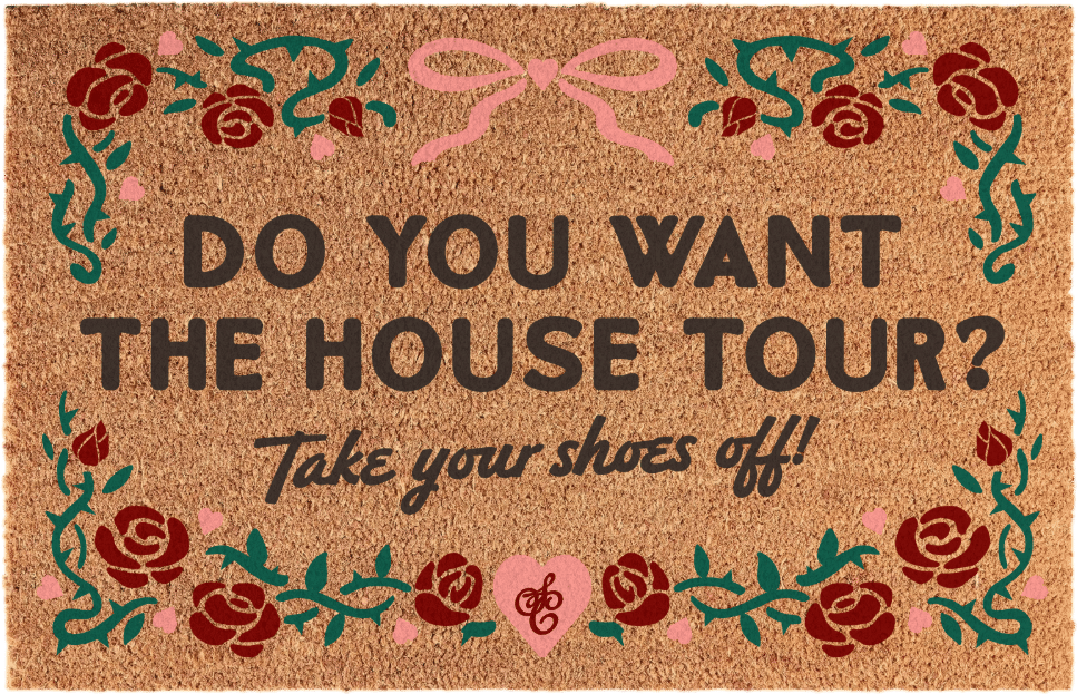 House Tour Door Mat