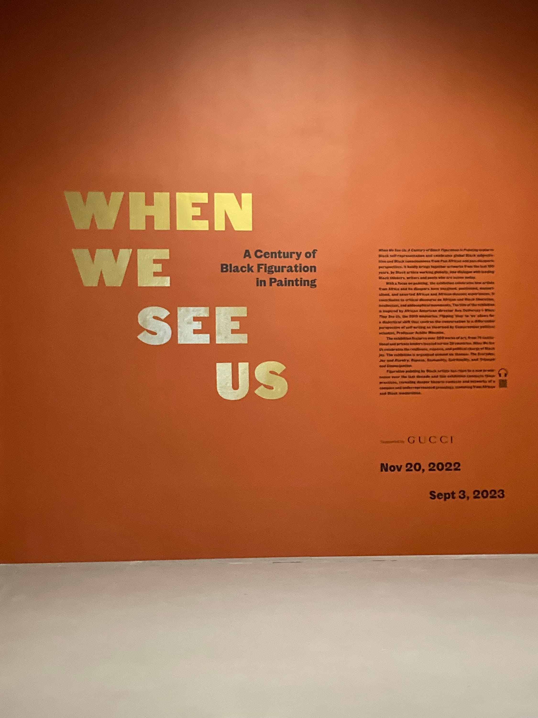 When We See Us: A Century of Black Figuration in Painting