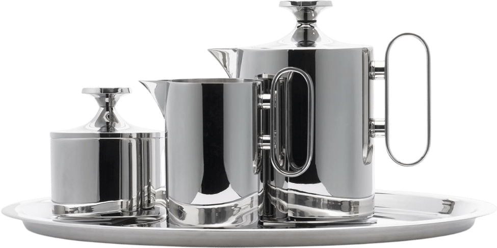 David Mellor stainless steel tea set 0.5lt, stainless handle