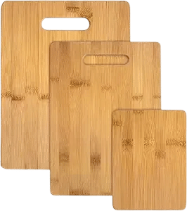 3-Piece Bamboo Cutting Board Set